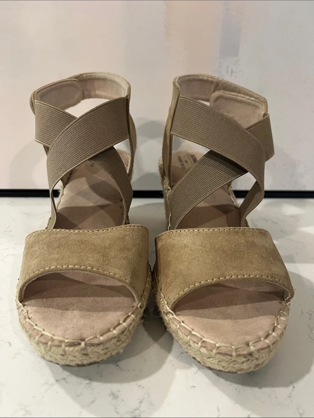 Sonoma Goods For Life Hornbeam women's espadrille wedges size 8